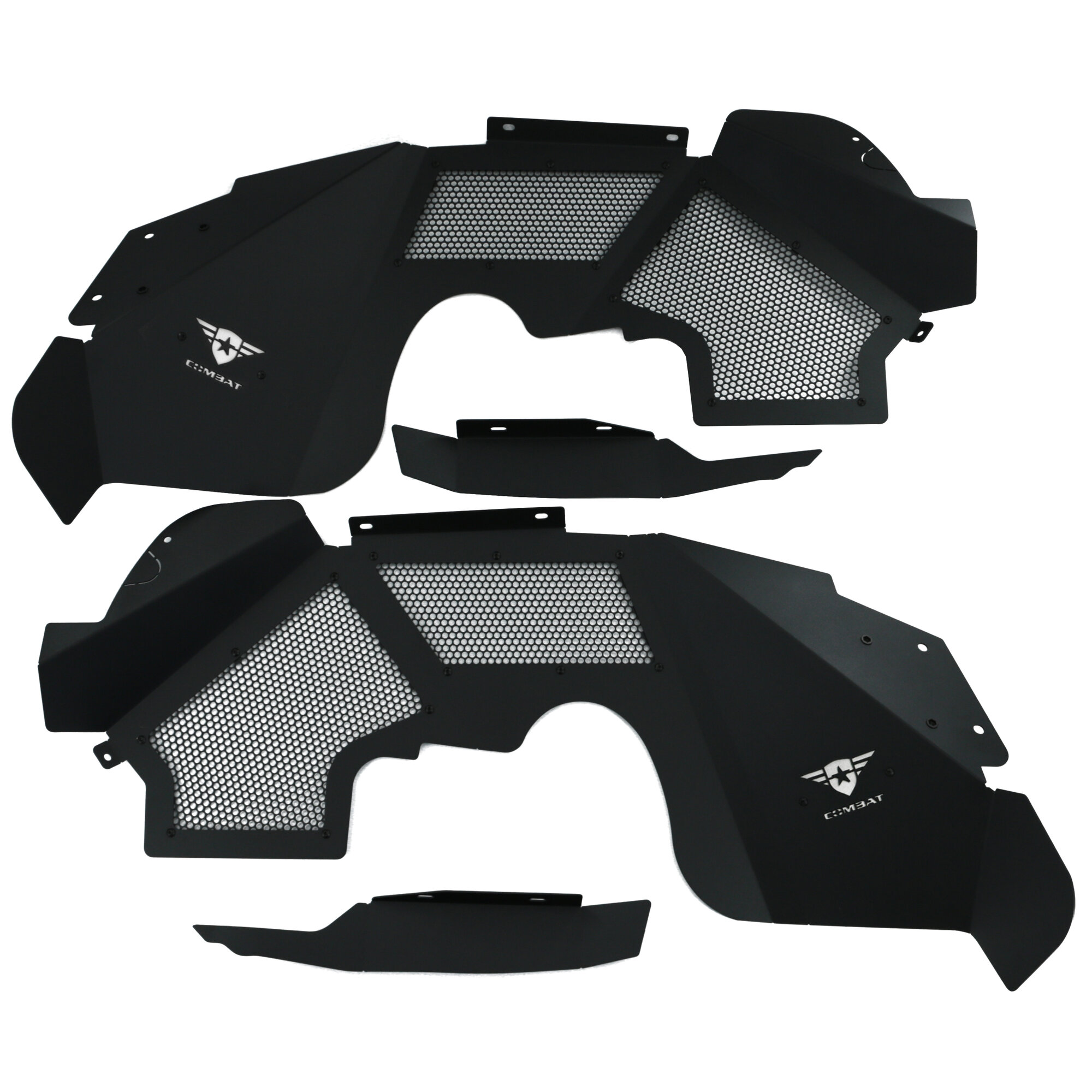 Combat Off Road 15-1266 Max Flow Front Inner Fender Liners for 07-18 Jeep Wrangler JK
