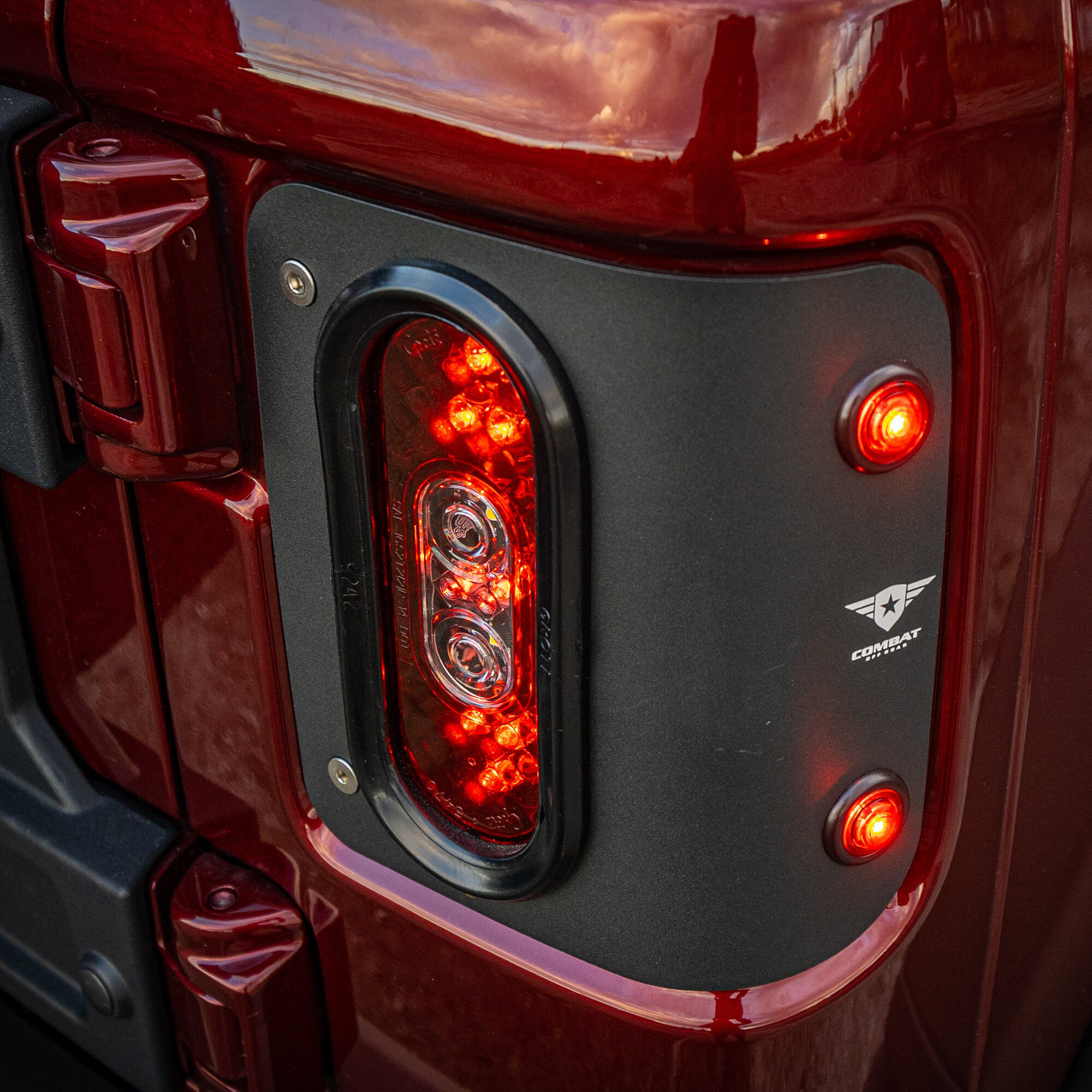 Combat Off Road Tail Gunner LED Tail Lights for 18-26 Jeep Wrangler JL