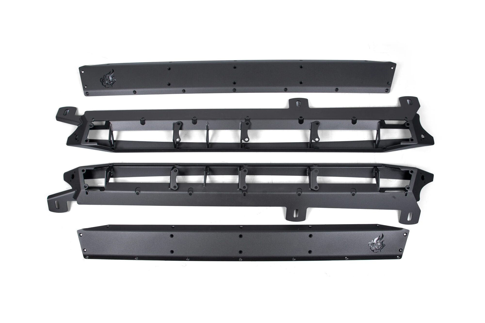Crawltek Revolution CWLJK41401 Rocker Guards for 07-18 Jeep Wrangler JK Unlimited 4-Door