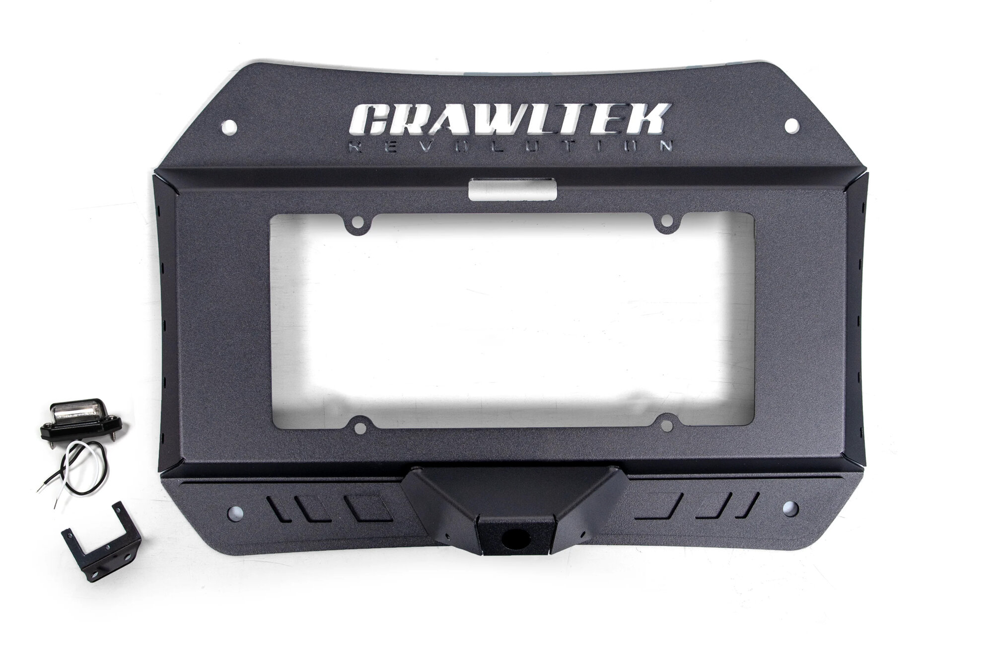 Crawltek Revolution CWLJL38001 Tailgate Plate- License Plate Relocationfor 18-24 Jeep Wrangler JL