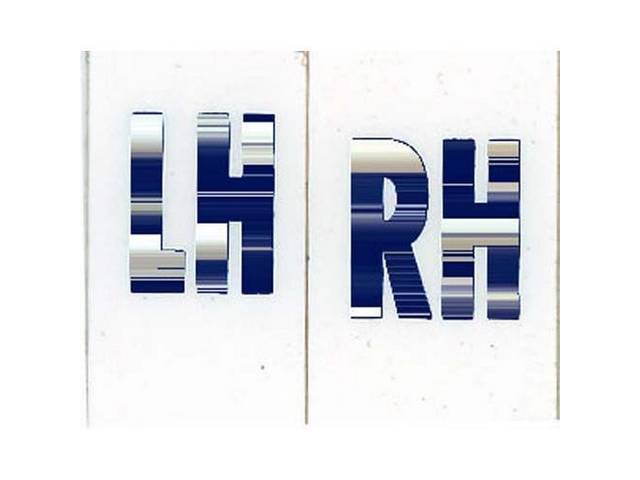 Side Marker Light Bracket Exterior Decal,RH & LH