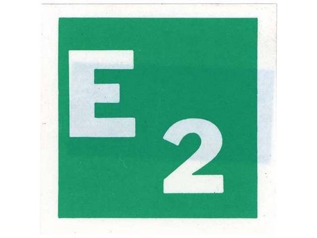 Final Inspection E2 Exterior Windshield Decal, Green