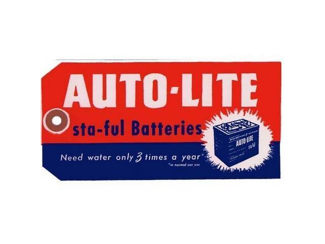 Autolite Sta-Ful Battery Aftermarket Sales Hang Tag