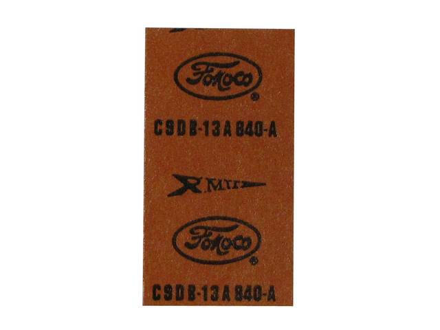WIRE TAG, Horn Jumper Wire