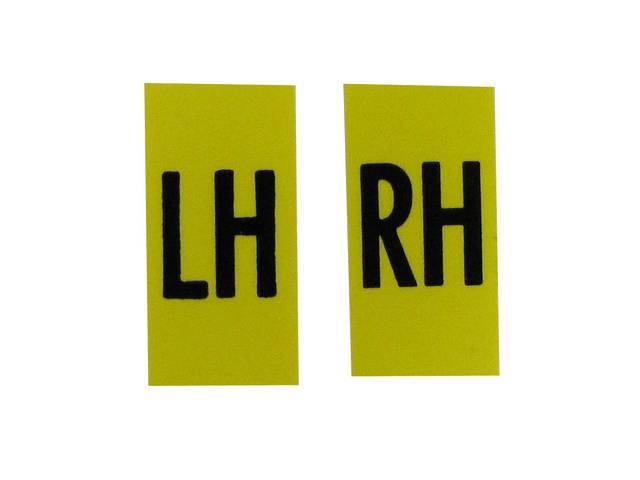 TAGS, Rear Side Marker Light Housing, RH, LH