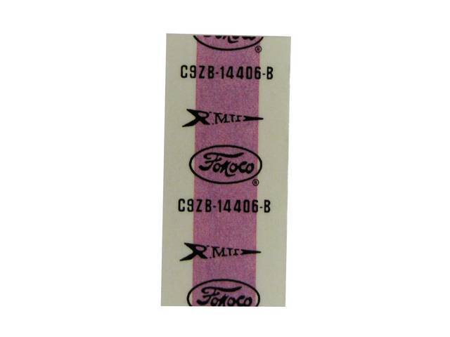 WIRE TAG, Fuel Tank Sending Unit