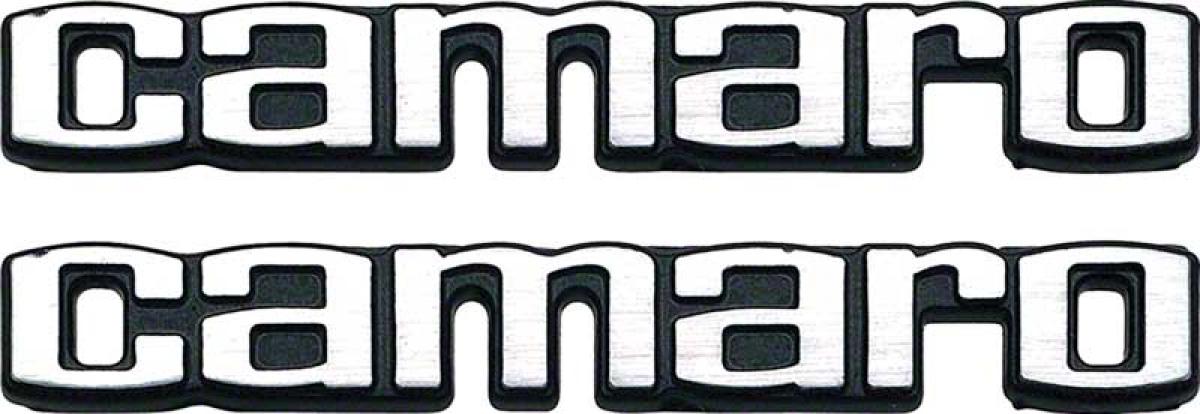 1978-81 Camaro, "Camaro" Deluxe Door Panel Emblems, Pair