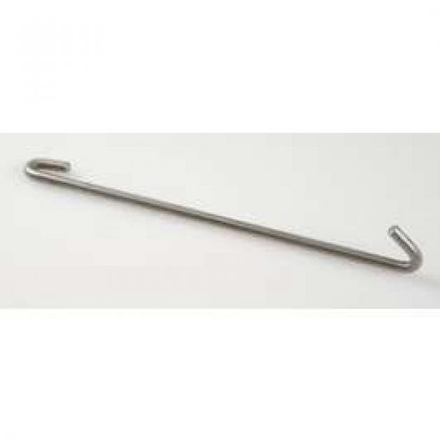 Camaro Parking Brake Frame Guide Bar, Stainless Steel Hook, 1967-1969