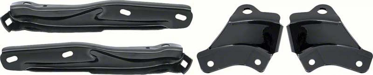1967 Camaro, Front Bumper Bracket Set, 4 Piece Set
