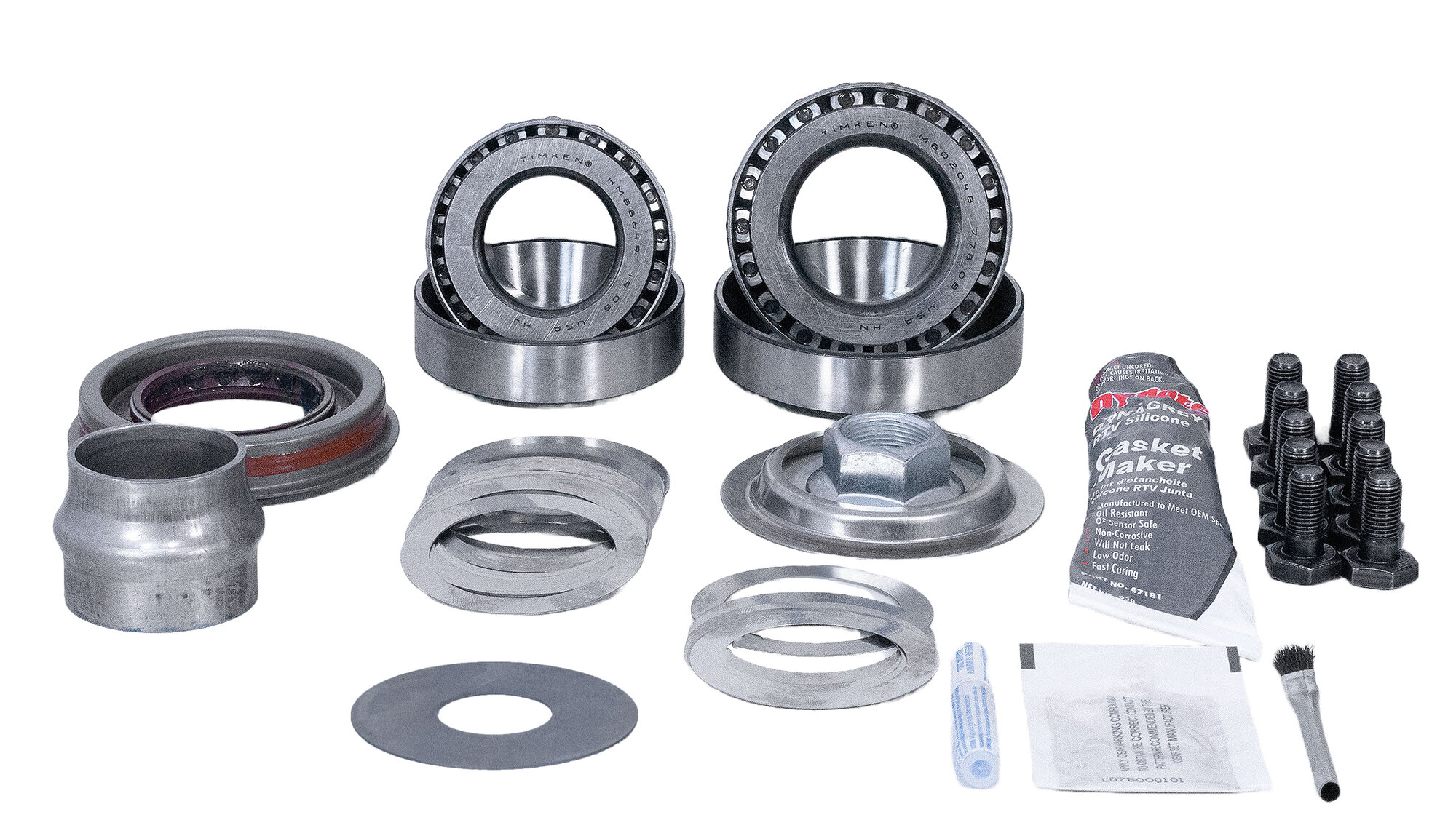 Revolution Gear and Axle 35-2050PK Front Ring & Pinion Bearing Kit for 07-18 Jeep Wrangler JK with Dana 30 Front Axle