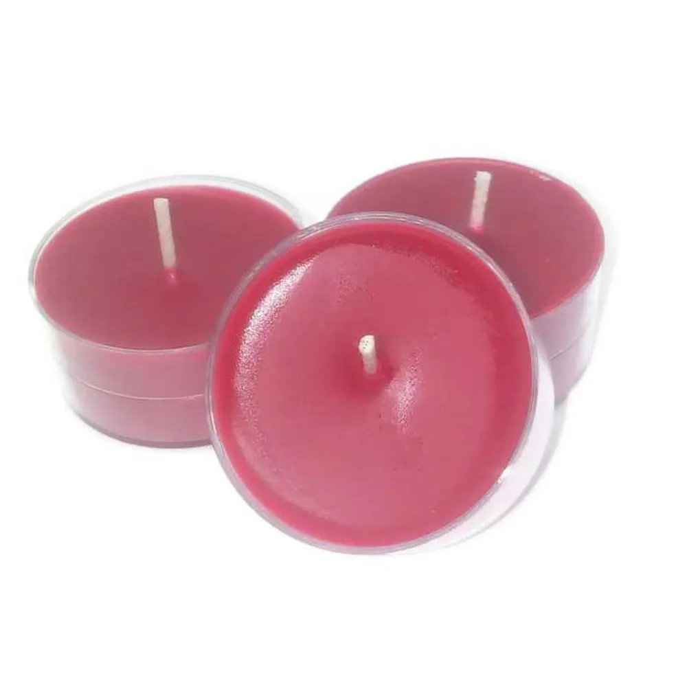 Pack of 20 Multicolor Soy Wax Tealight Candles 1.5″