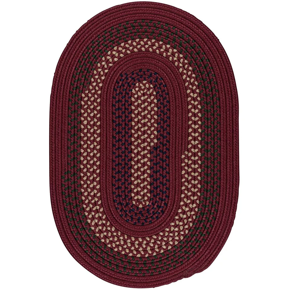 1.1′ x 1.4′ Russet Red Traditional Area Throw Rug Sample