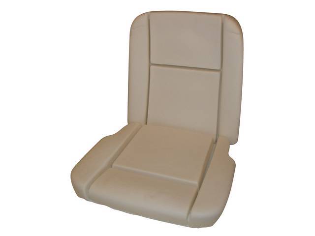 Front Bucket Seat Foam, Economy grade