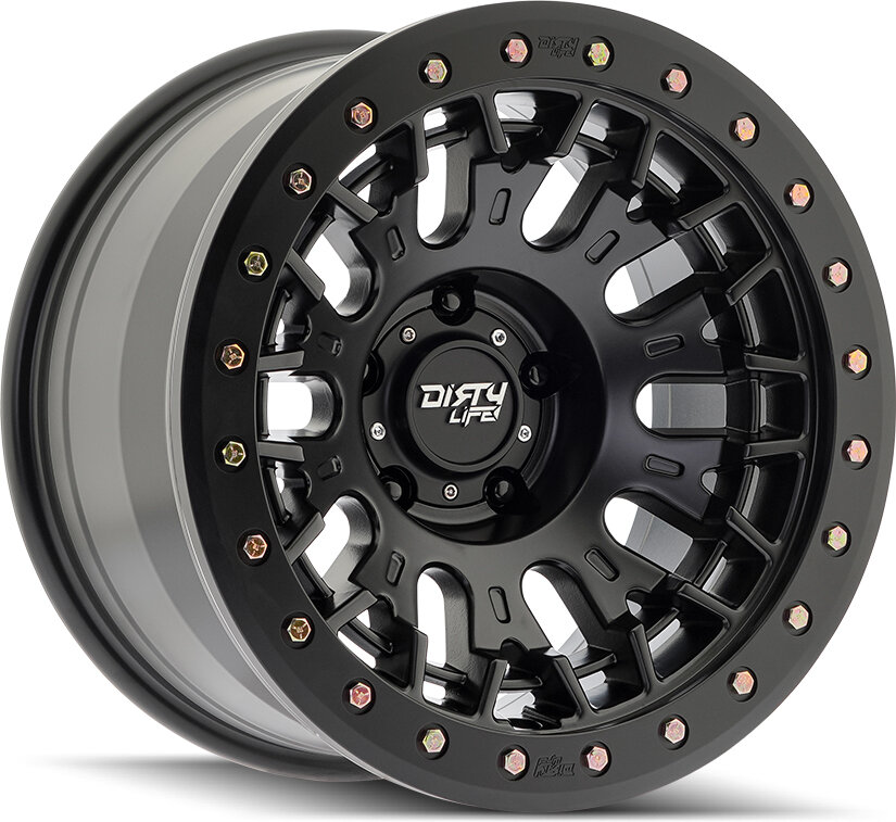 Dirty Life Race Wheels DT-3 9317 Simulated Beadlock Wheel for 07-26 Jeep Wrangler JK, JL & Gladiator JT