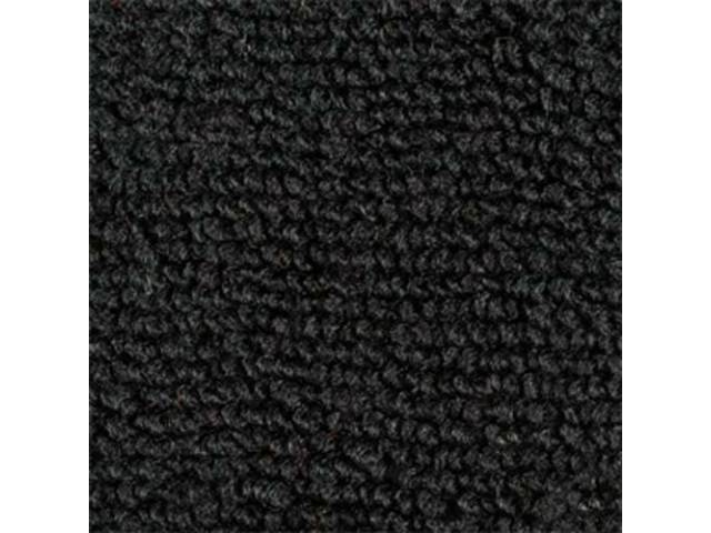 CARPET, DELUXE DOOR PANEL, BLACK