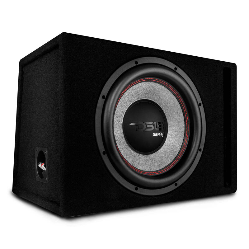 DS18 GEN-X112LD 12" Loaded Subwoofer Ported Enclosure with GEN-X124D 450 Watts Rms
