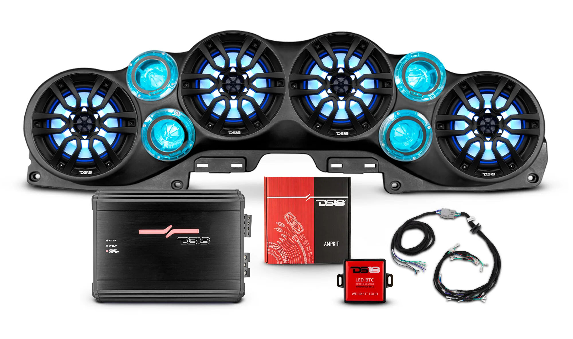 DS18 Overhead Soundbar Package for 18-23 Wrangler JL & Gladiator JT