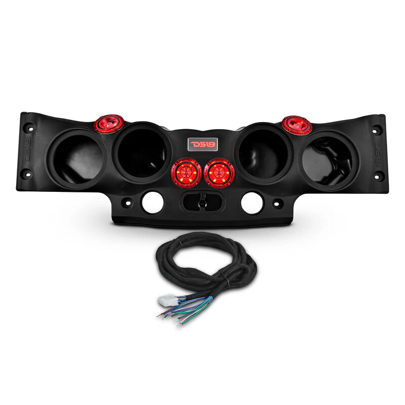 DS18 Overhead Bar System with 4 PRO-TW4L Tweeters & 2 Drivers PRO-DRNSC1.5for 07-18 Jeep Wrangler JK