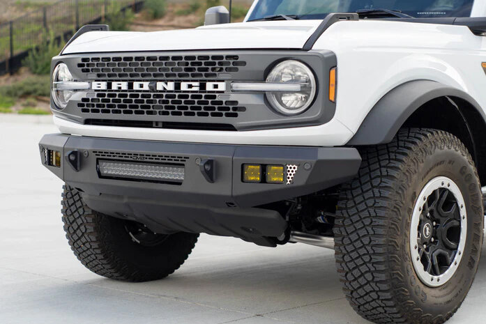 DV8 Offroad FBBR-06 OE Plus Series Front Bumper V2 for 21-26 Ford Bronco