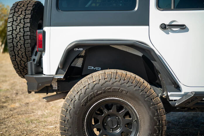 DV8 Offroad INFEND-10RB Rear Inner Fenders for 07-18 Jeep Wrangler JK