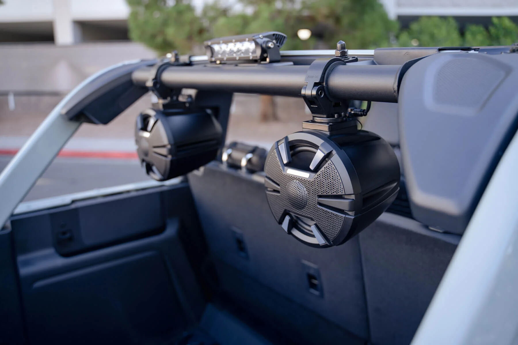 DV8 Offroad BRSB-01 Rear Speaker & Light Mount Bar for 21-26 Ford Bronco 4-Door