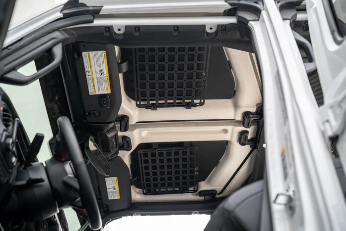 DV8 Offroad Roof Mountfor 18-26 Jeep Wrangler JL with 15” x 12” Molle Panel