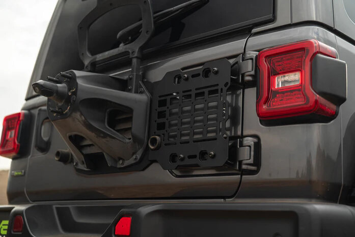 DV8 Offroad TCJL-04 Tailgate Reinforcement MOLLE Panel for 18-25 Jeep Wrangler JL