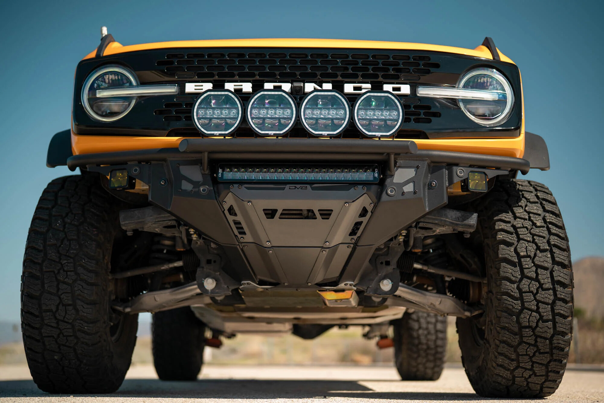 DV8 Offroad FBBR-08 Tube Series Front Bumper for 21-26 Ford Bronco