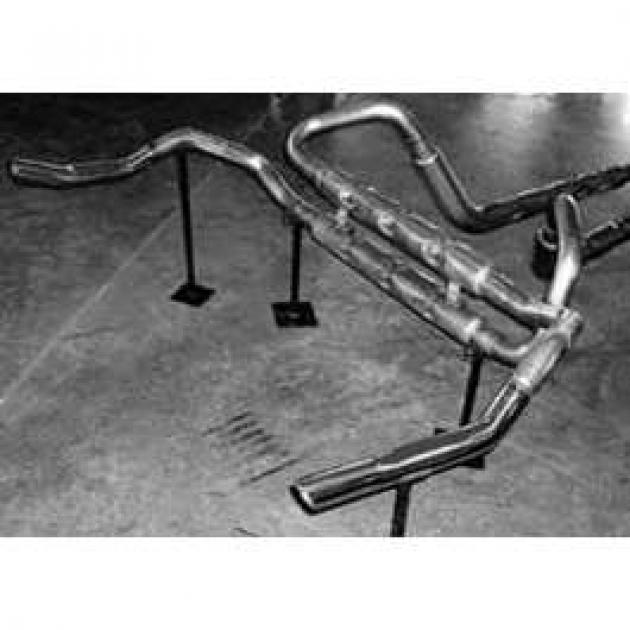 Camaro Chambered Exhaust System, Small Block, Stainless Steel, 1969