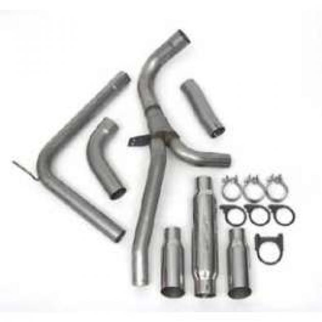 Camaro SLP Loud Mouth II 3.5 Exhaust System, Slash Tips, 1998-2002