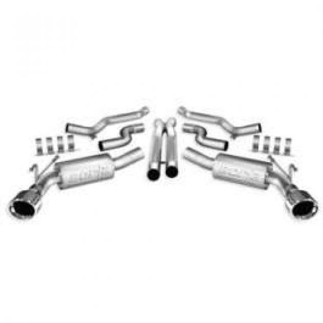Camaro Exhaust System, Borla Cat-Back, ATAK, 6.2L, 2010-2013