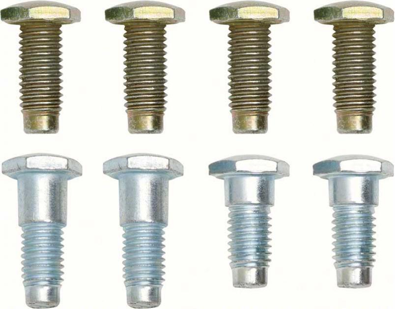 1967-72 With Shoulder Belts 8 Piece Seat Belt Bolt Kit