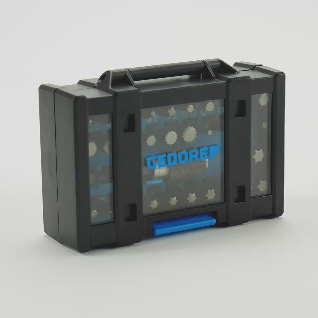 Gedore 666-032-J Bit Box Industry - 32 Piece Bit Set