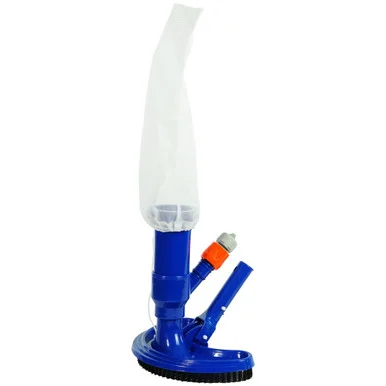 Efficient Pool Cleaning: 10″ Jet-Vac Head with Brush for Bottom Floor & Walls, Fits Standard Poles