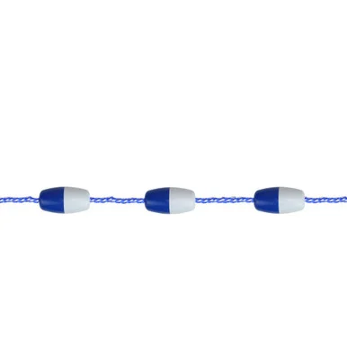 Ensure Pool Safety with a 216″ Blue and White Safety Pool Rope Kit