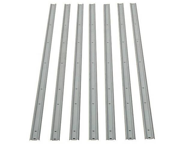 Bed Floor Skid Strip Set, Steel