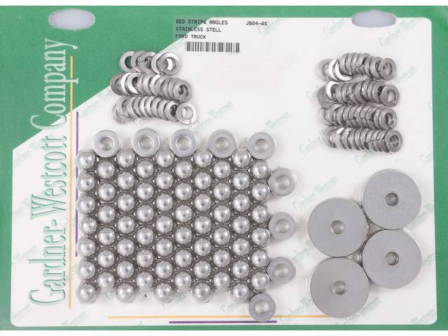 Bed Wood Strips & Angles Nut Kit, Stainless Steel Acorn Nuts