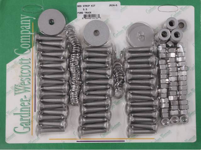 Bed Wood Strips Nut Kit, Stainless Steel Hex Nuts