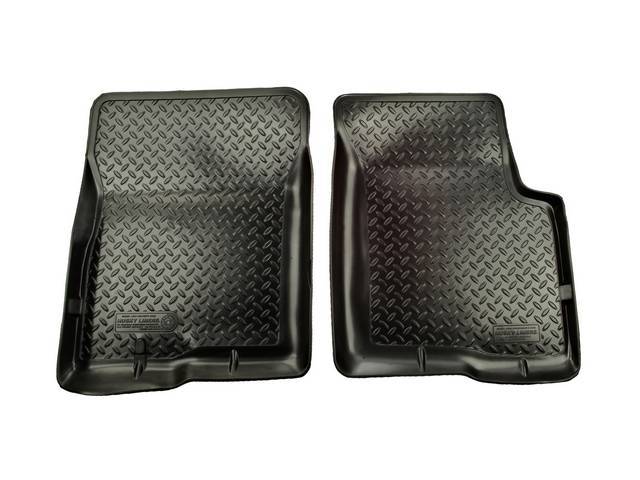 HUSKY LINER, FRONT FLOOR MAT TRAY, BLACK