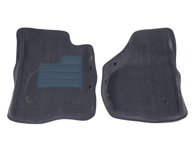 CATCH-ALL, FRONT FLOOR MAT, BLUE, MOLDED TO