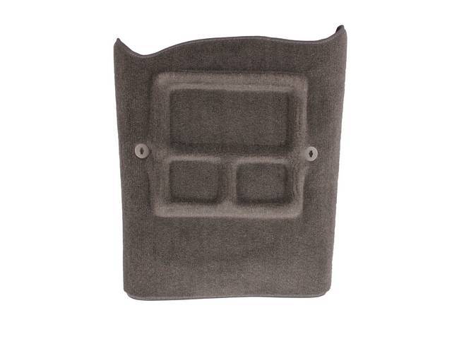CATCH-ALL, FLOOR MAT, CENTER HUMP, CHARCOAL, MOLDED