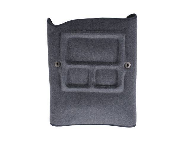 CATCH-ALL, FLOOR MAT, CENTER HUMP, BLUE, MOLDED