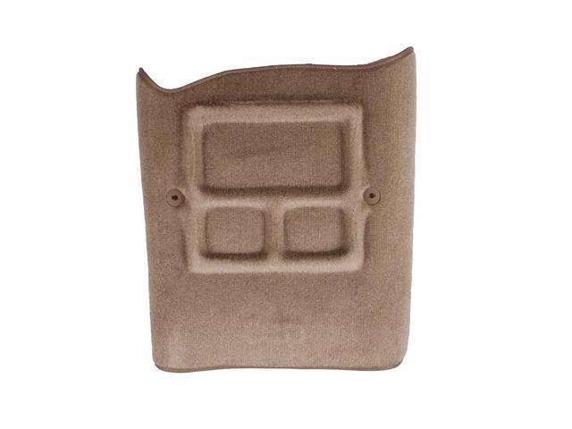 CATCH-ALL, FLOOR MAT, CENTER HUMP, BEIGE, MOLDED