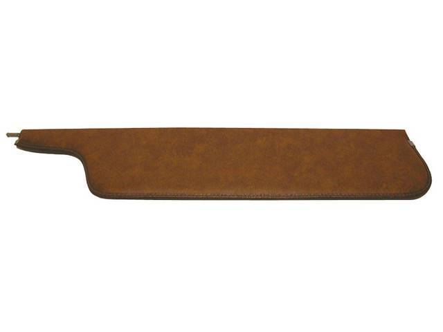 Sun Visors, Corinthian Grain Vinyl, Ginger