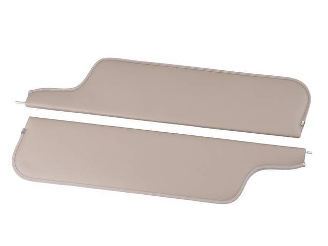 Sun Visors, Corinthian Grain Vinyl, Sand
