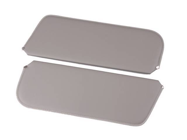 Sun Visors, Corinthian Grain Vinyl, Smoke Gray