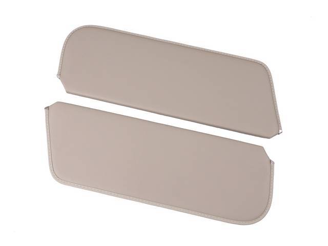 Sun Visors, Corinthian Grain Vinyl, Sand (Fawn)