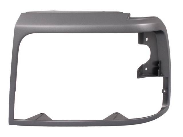 DOOR, Headlight, LH, DARK ARGENT