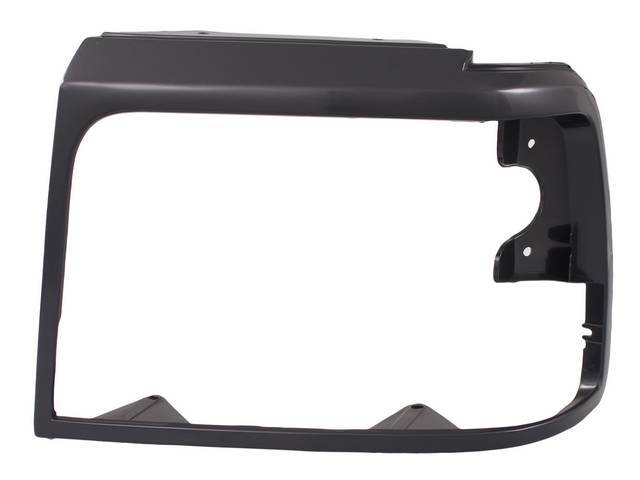 Headlight Door, LH, Black