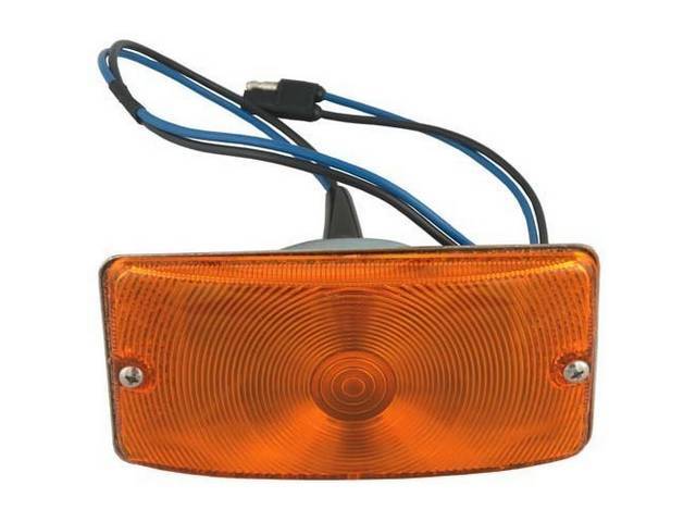 PARK LIGHT ASSY, AMBER LENS
